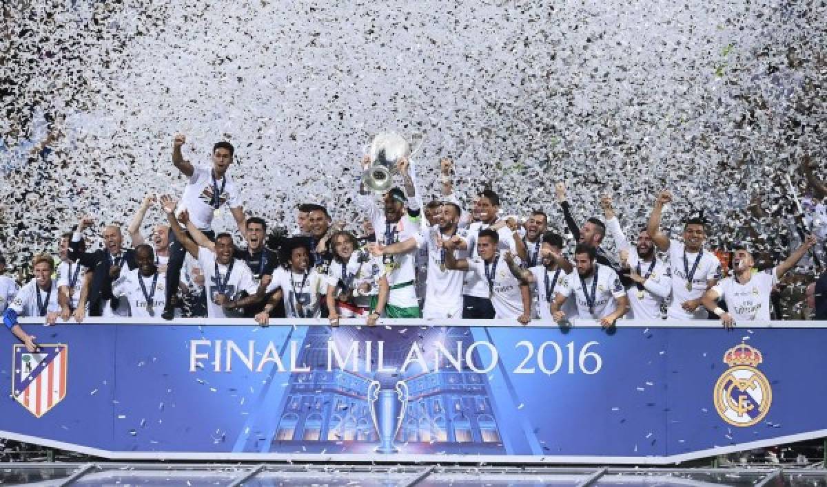 La eufórica celebración del Real Madrid tras ganar la Undécima Champions League