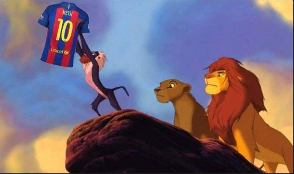 Los memes que siguen sobre Messi y su celebración en el Bernabéu