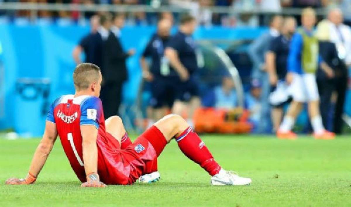 El triste adiós de los islandeses en la Copa del Mundo, Rusia 2018