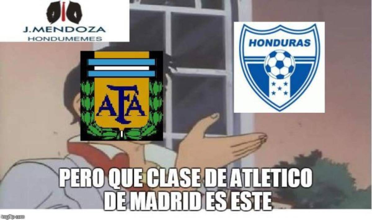 Los memes que dejó el juego amistoso entre Argentina y Honduras