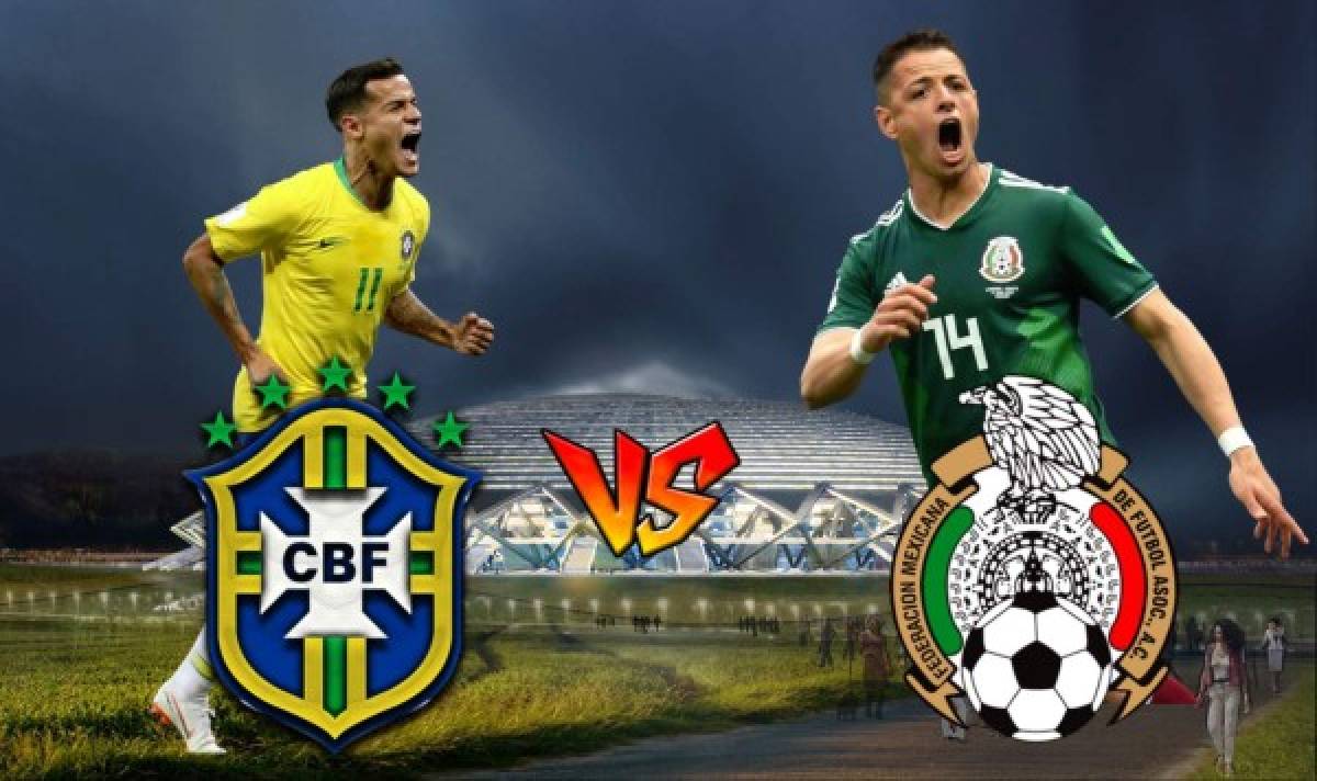 Brasil vs Mexico: Día, hora y estadio del partido de octavos de final en Mundial de Rusia 2018