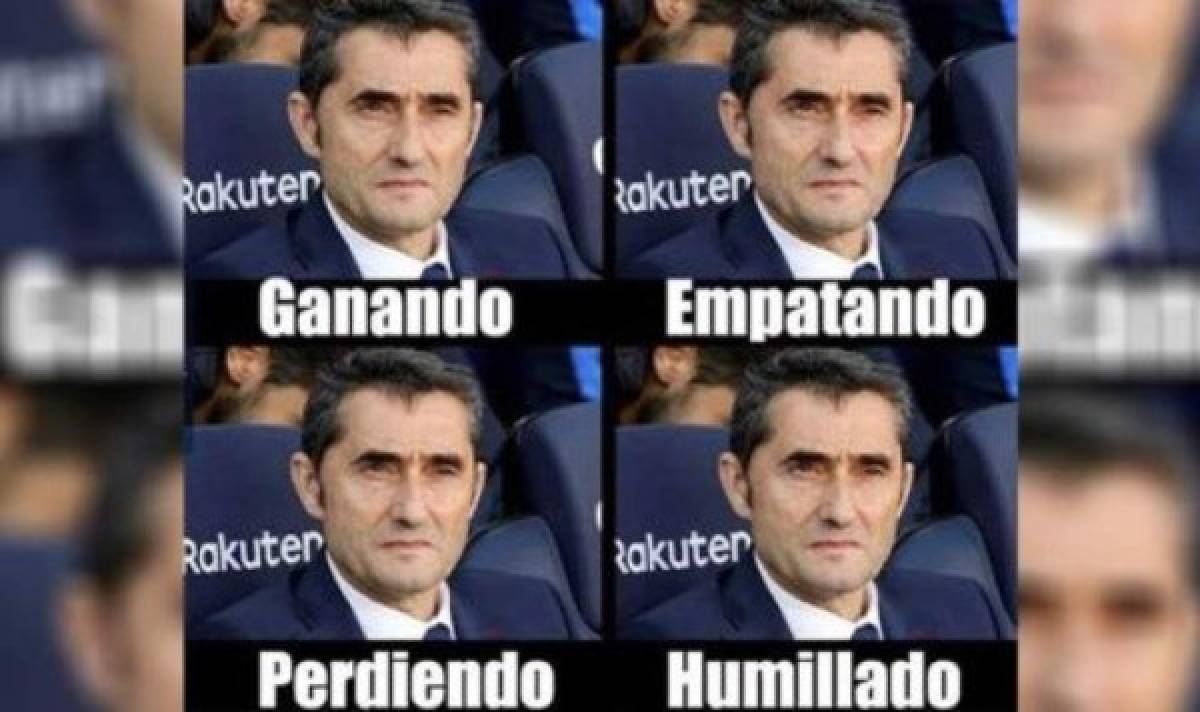 Barcelona anuncia cambio en el banquillo y los memes hacen pedazos a Ernesto Valverde