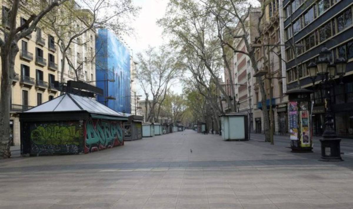 Coronavirus: La ciudad de Barcelona como nunca antes vista por culpa de la pandemia