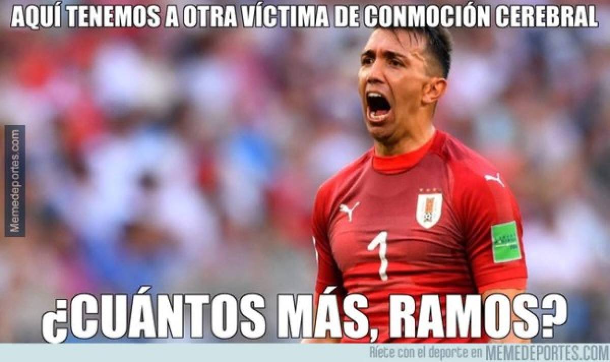 Los memes atacan a Muslera y Suárez tras eliminación de Uruguay ante Francia