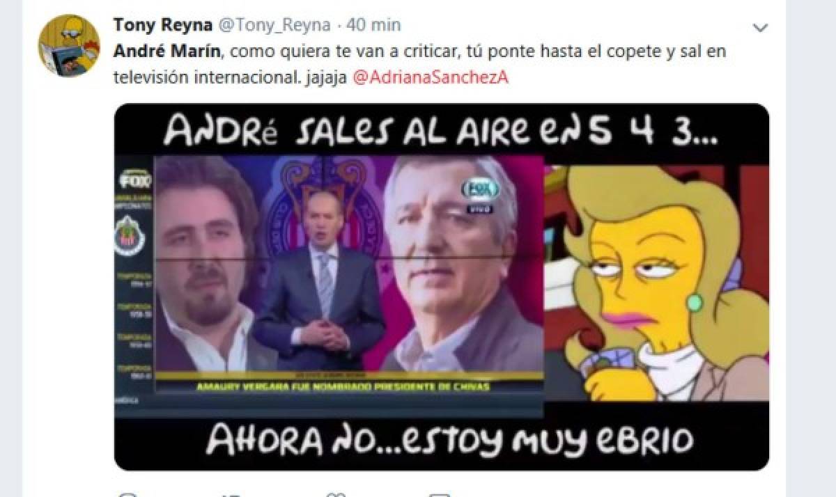 Memes despedazan a André Marín tras presentar programa en aparente estado de ebriedad