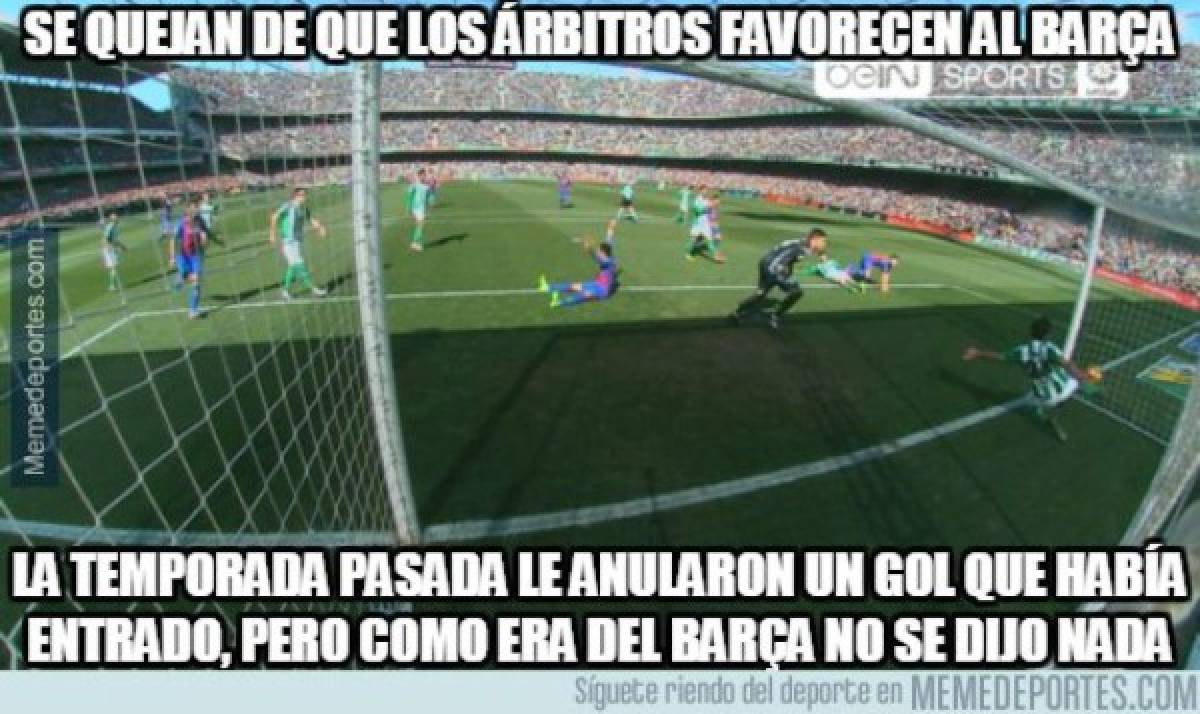 ¡Terribles! Los memes destrozan al Barcelona por un gol ilegal ante el Málaga