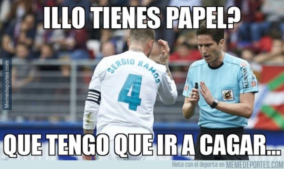 ¡IMPERDIBLES! Los memes que no has visto de Sergio Ramos y sus urgencias estomacales