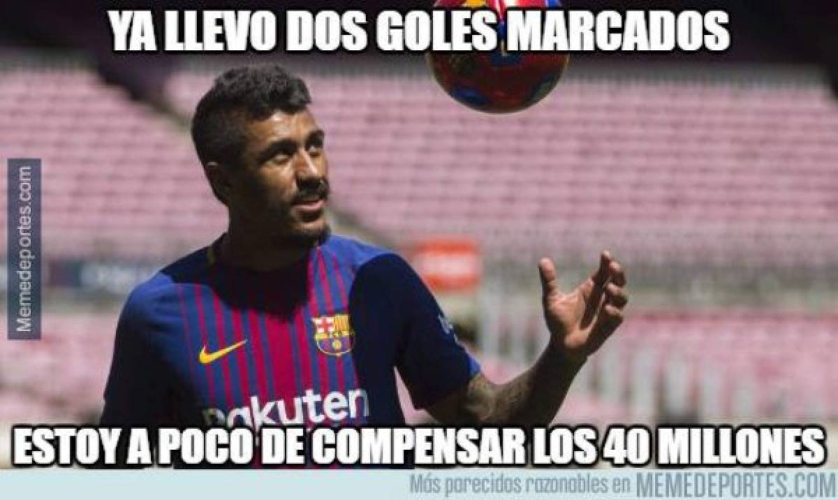 Paulinho, blanco perfecto de los memes que dejó el Barcelona-Eibar