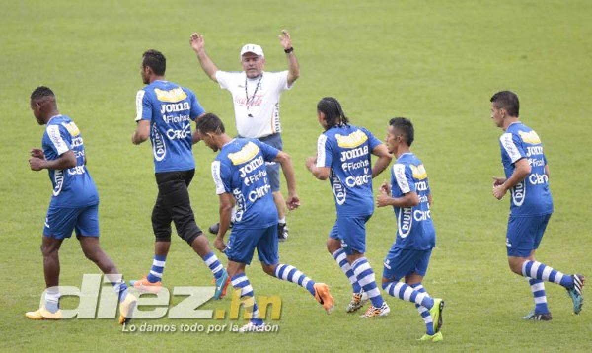 Jorge Luis Pinto comenzó a trabajar en su primer microciclo con la Bicolor