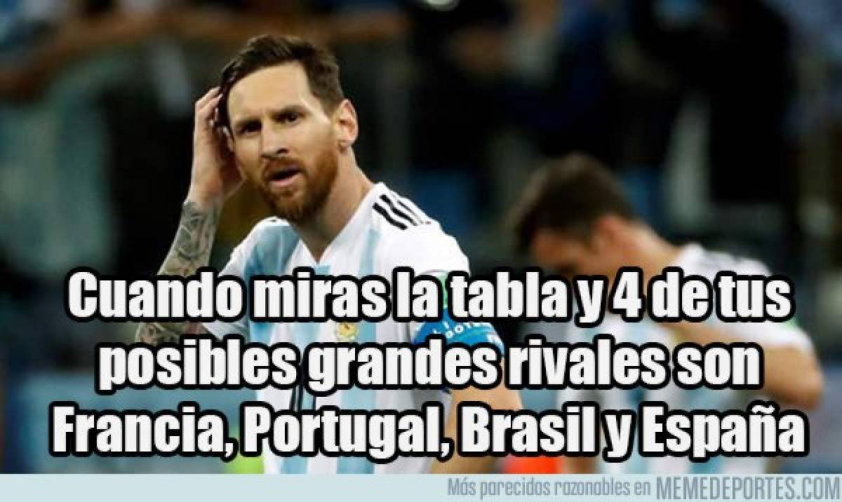 MEMES: Messi y Argentina revientan las redes tras quedar eliminados de Rusia 2018