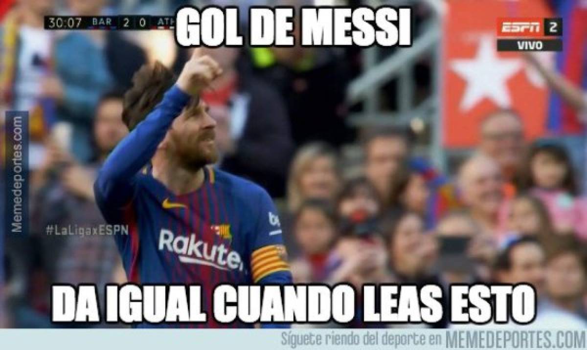 ¡Imperdibles! Messi y su baile, protagonista de los memes del Barcelona-Athletic