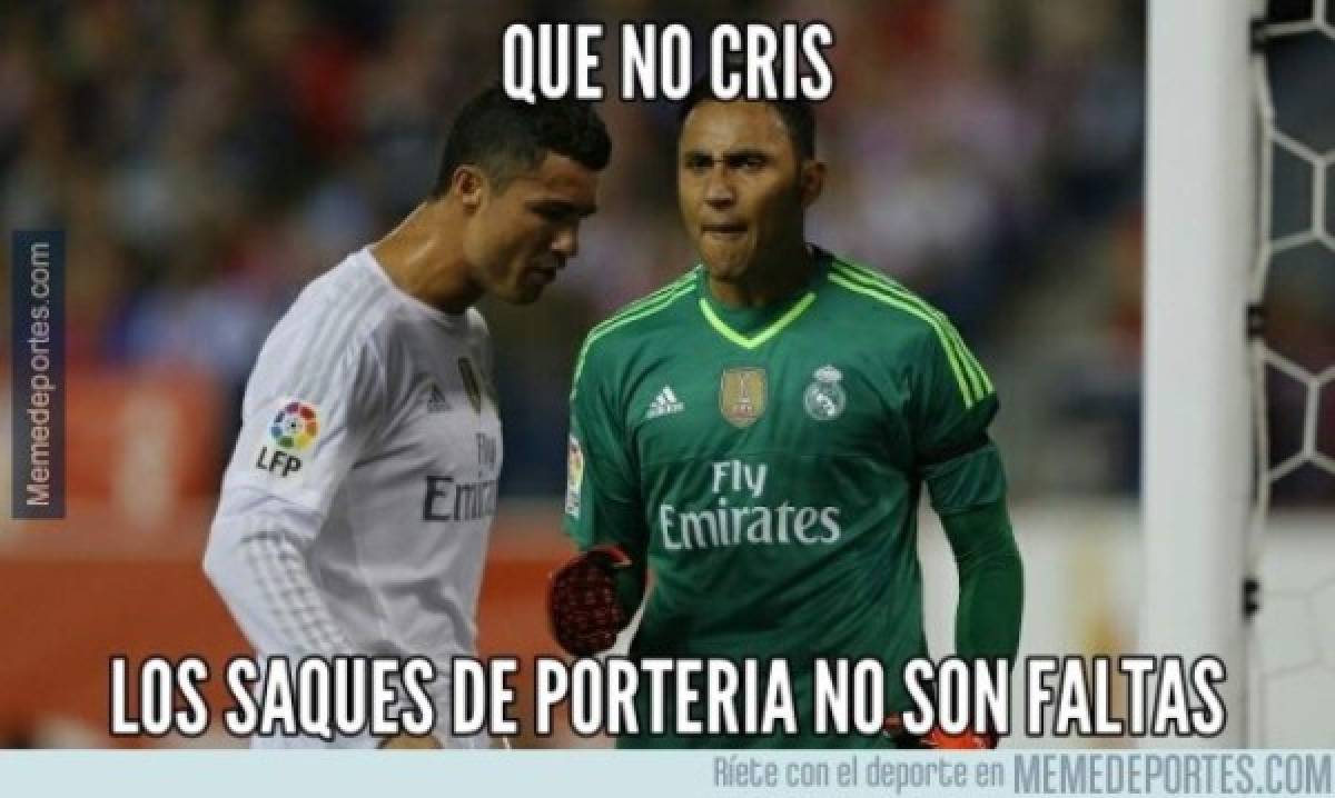 Keylor Navas no se ha escapado de los memes en el Real Madrid