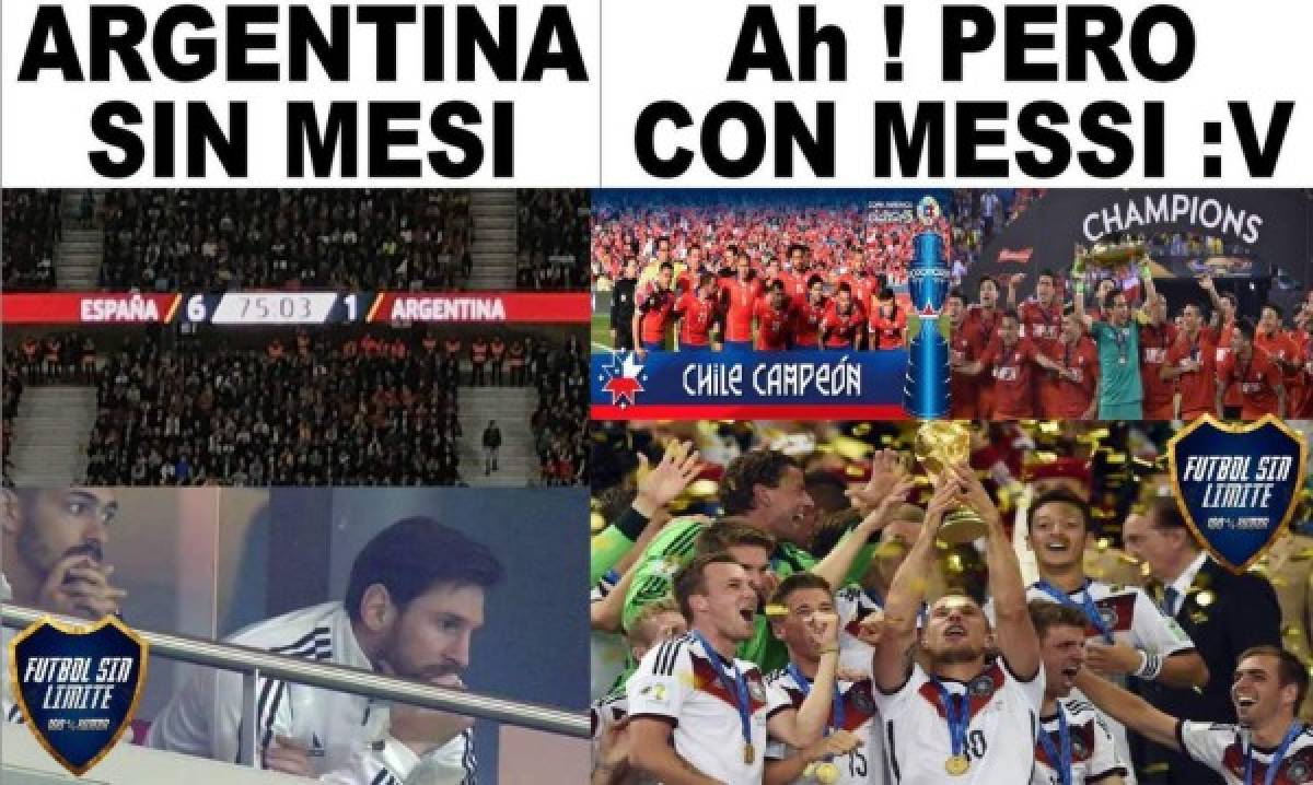 ¡Pobre Messi! Los otros memes que no has visto de la paliza a Argentina en España