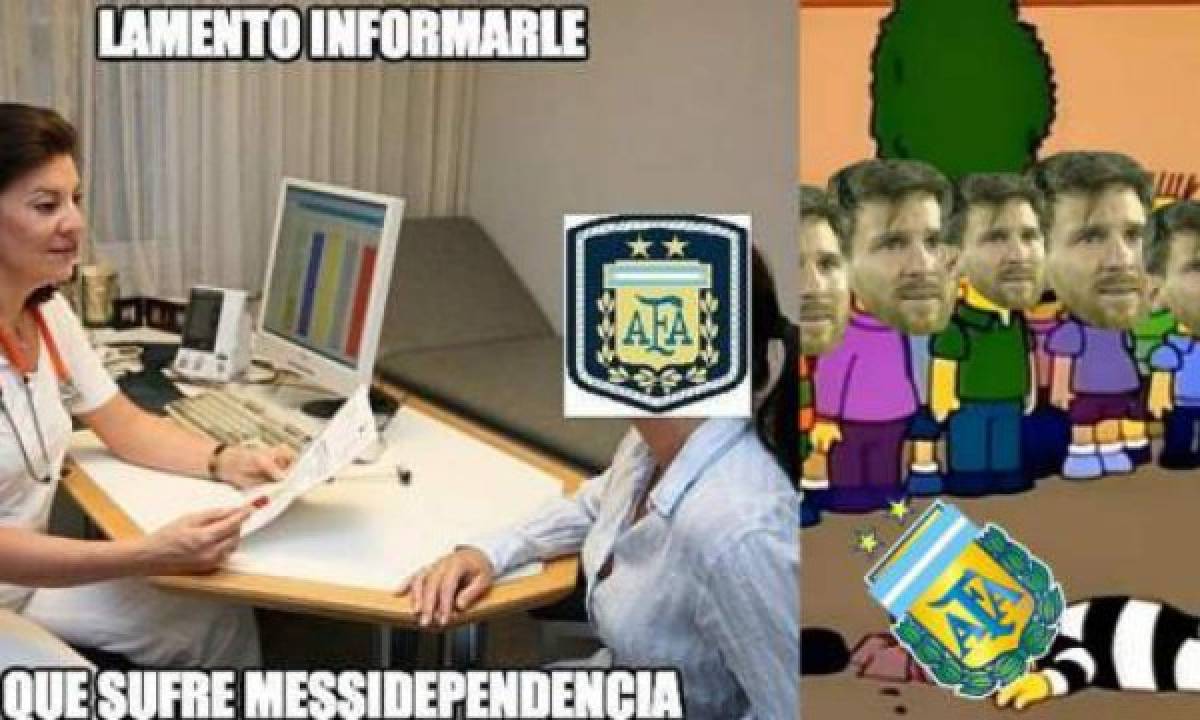 MEMES: Hacen pedazos a Argentina y a Messi tras la goleada recibida ante España