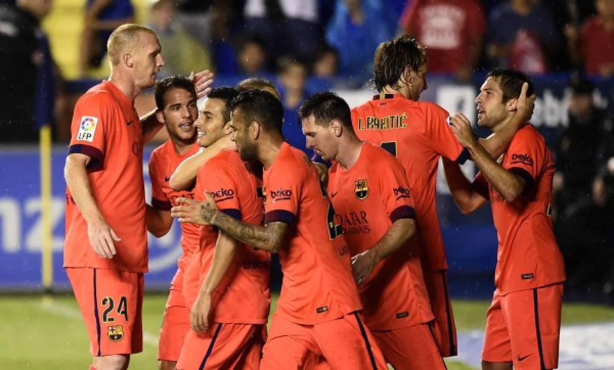 Barcelona receta paliza de 5-0 al Levante