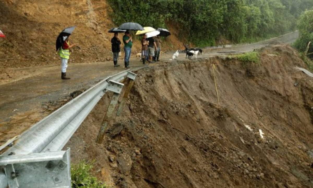 Los estragos causados por lluvias en Costa Rica a pocas horas el choque con Honduras