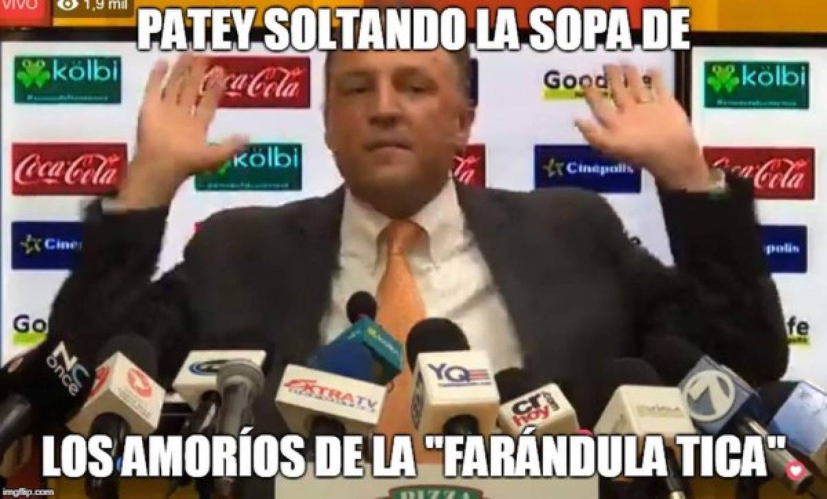 Los memes que hicieron reír a los ticos por lágrimas del presidente de Herediano