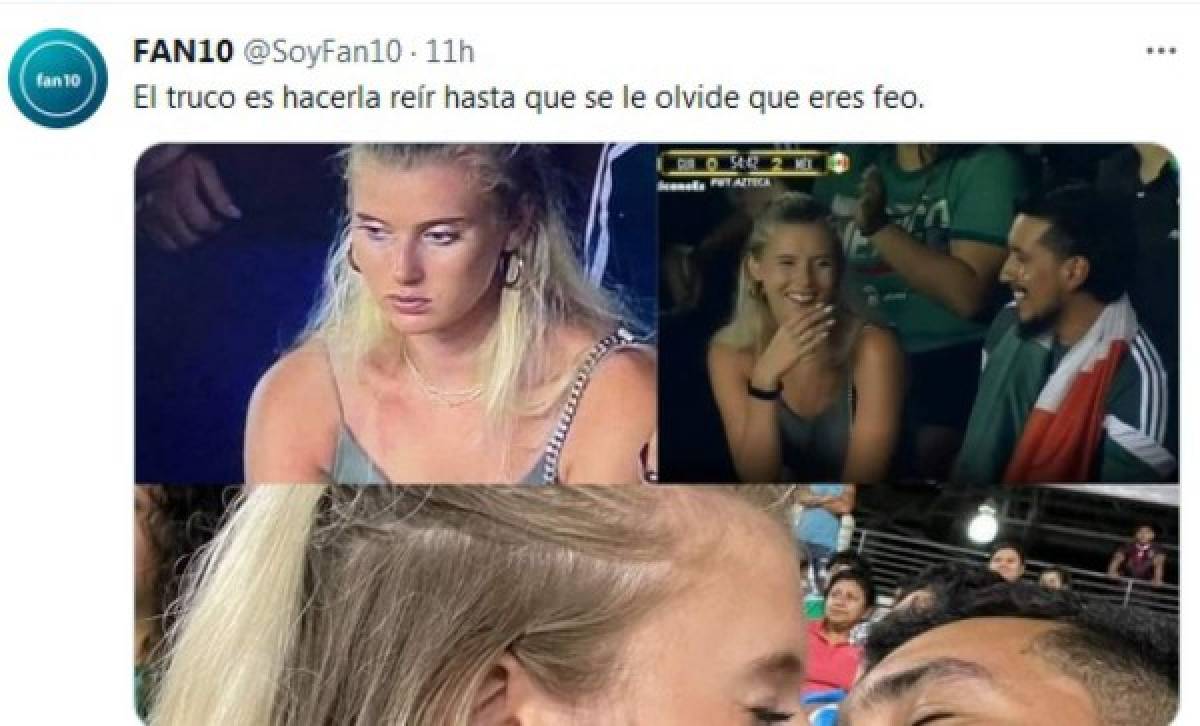 Los imperdibles memes del gane de México y de la pareja de enamorados en la Copa Oro