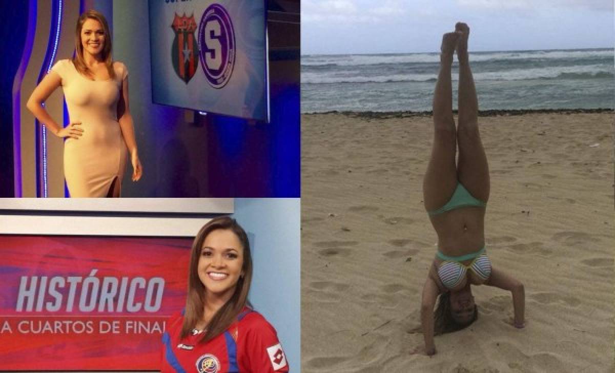 La bella periodista tica que quiere ver a su selección ganar la Copa Centroamericana