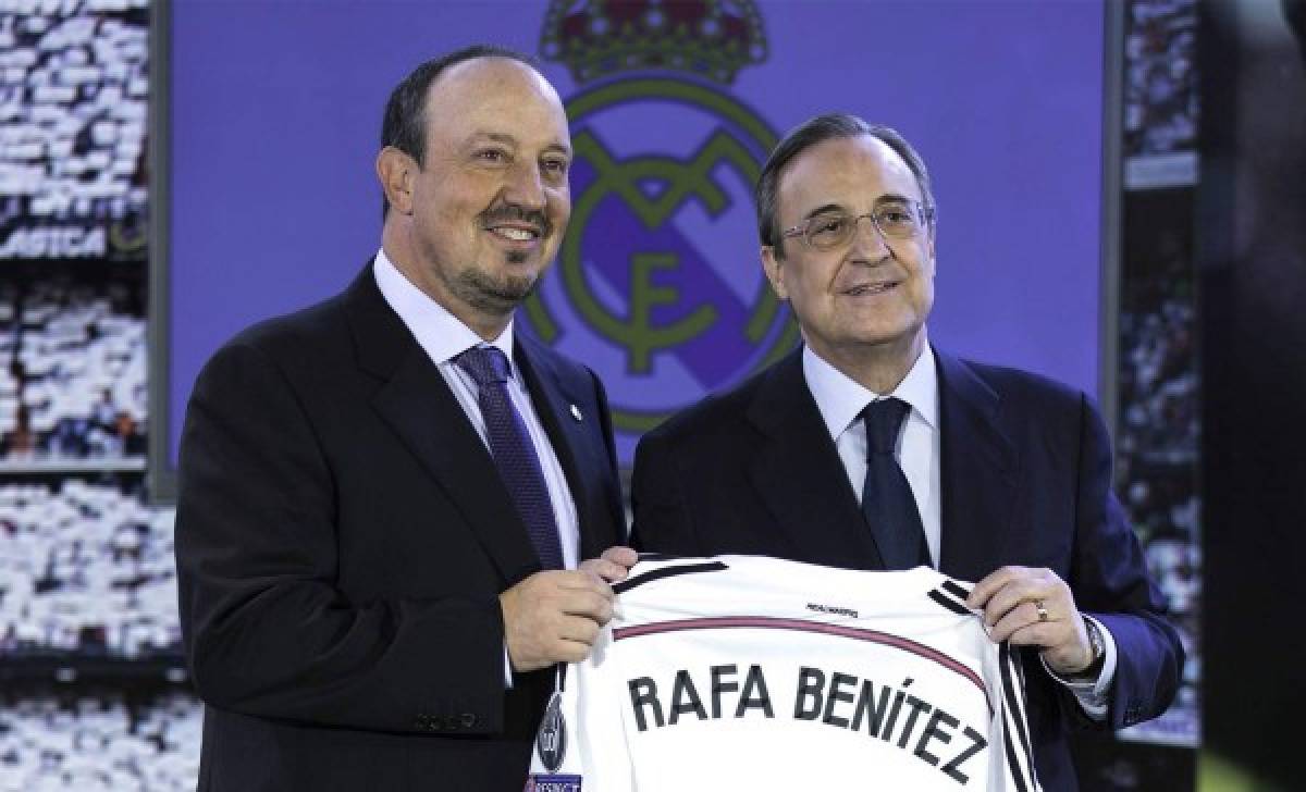 Florentino Pérez ratifica a Rafa Benítez y le da 'todo' el respaldo del club