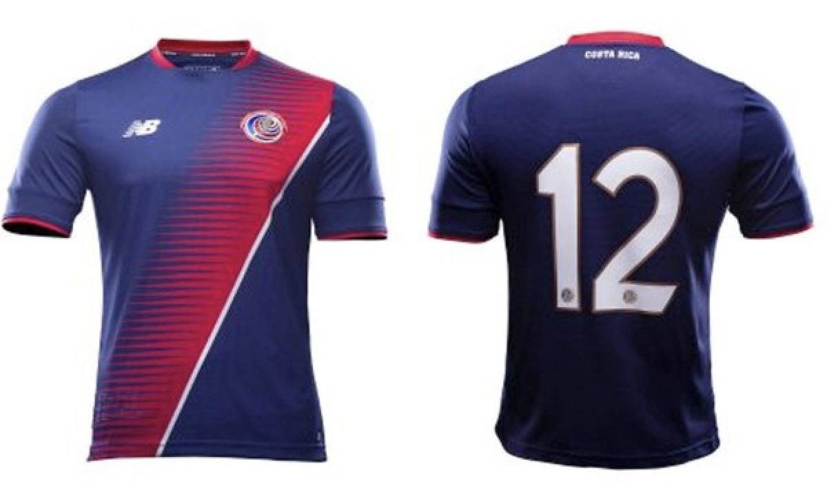 Costa Rica presentó el uniforme que utilizará en la Copa Oro