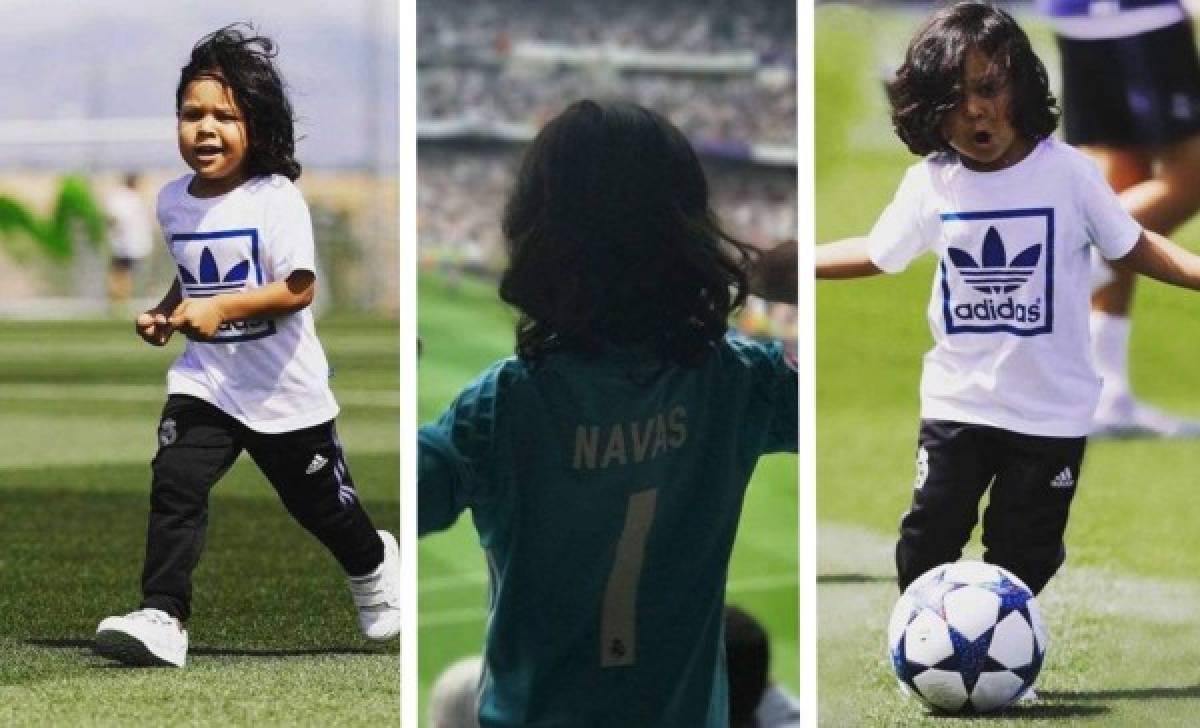 Hijo de Keylor Navas quiere seguir sus pasos en el fútbol