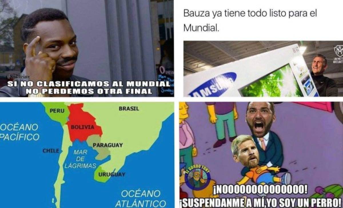 Los divertidos memes tras la caída de Argentina en Bolivia