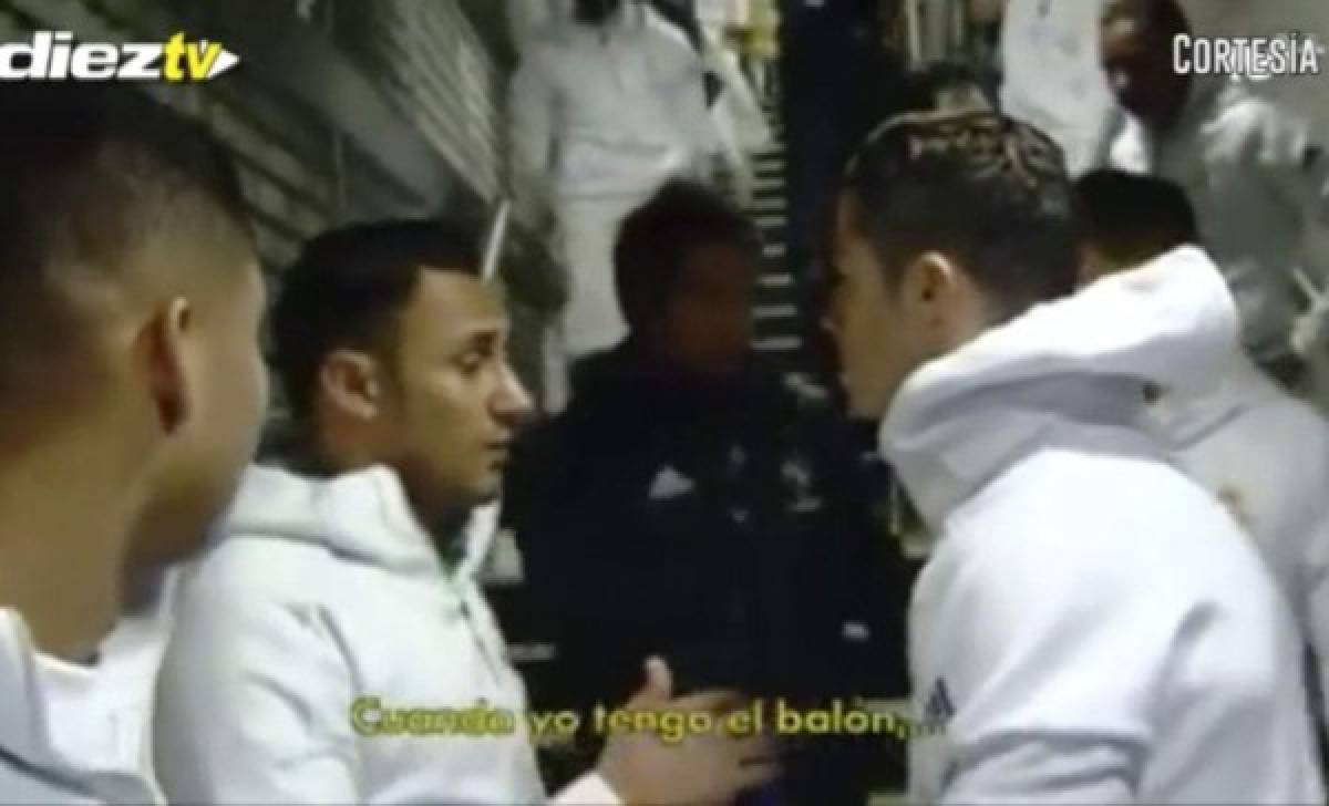 Cristiano Ronaldo obedece a consejo de Keylor Navas para que el balón termine en gol  