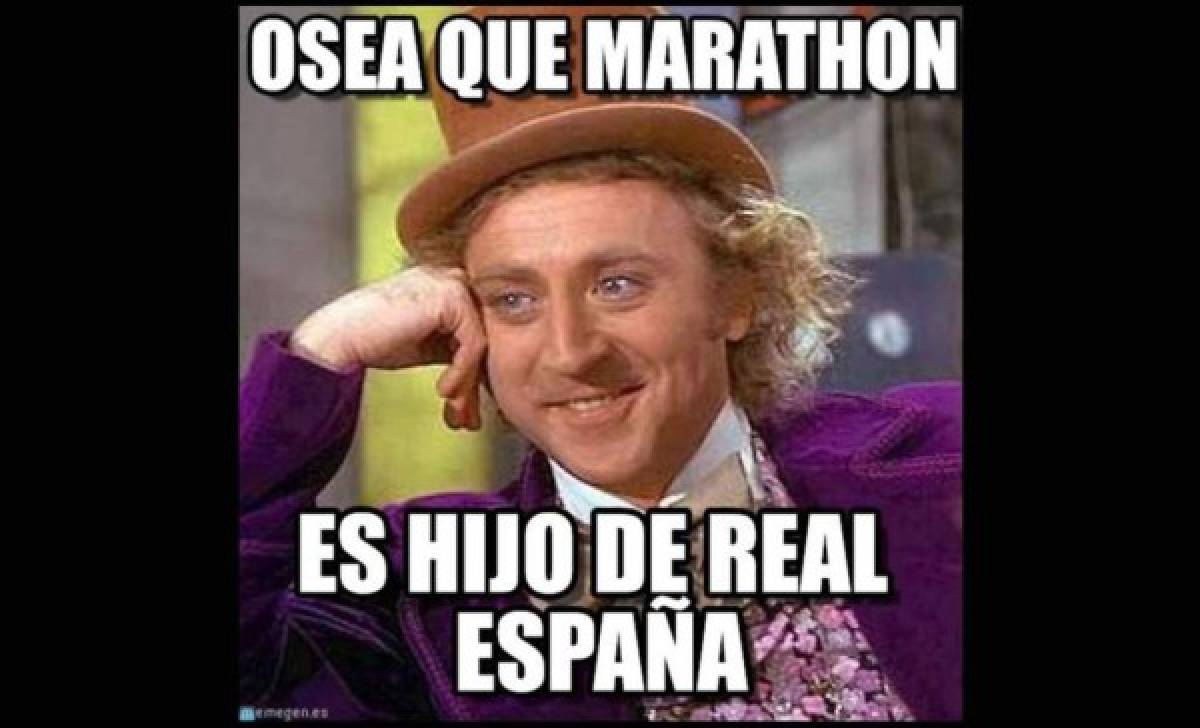 ¡No perdonan! Marathón 'se le corre' al Real España y desata los memes