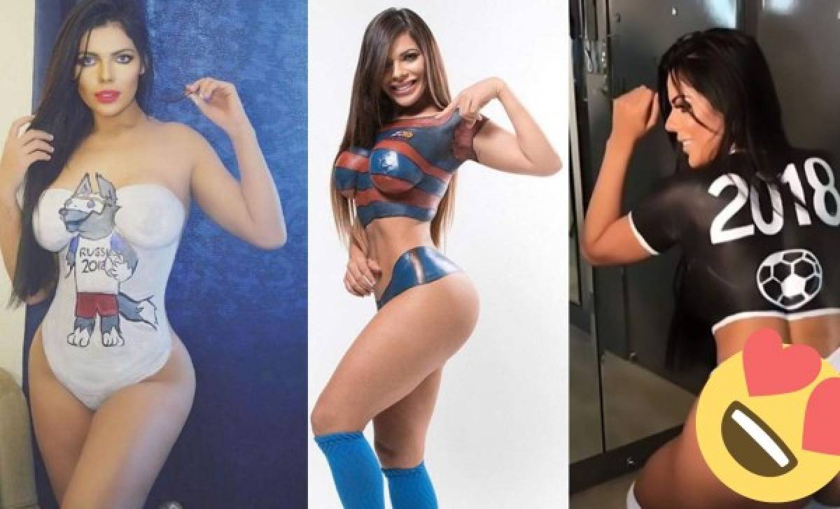 Suzy: La reina del Body Paint deportivo pone su mirada en Rusia 2018