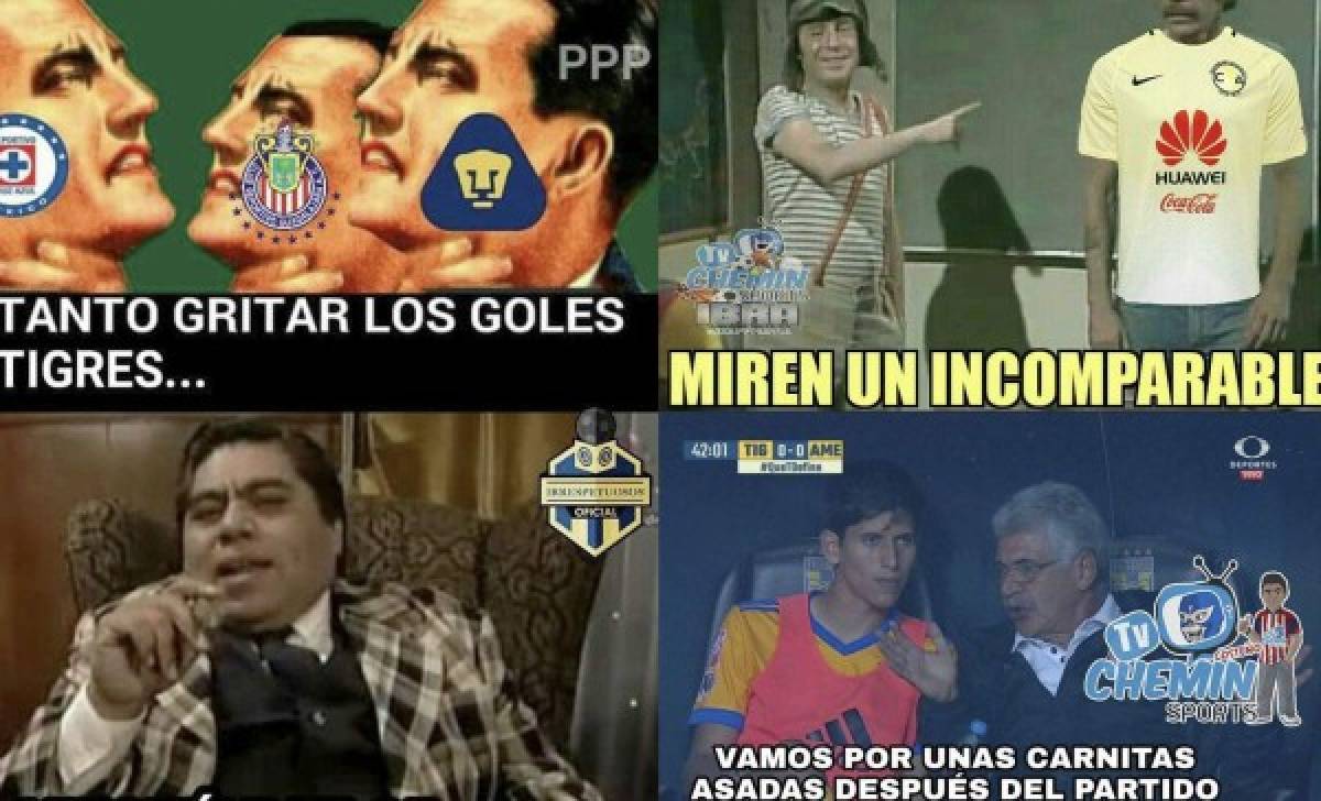 ¡Vaya creatividad! América no se salvó de los memes tras derrota ante Tigres