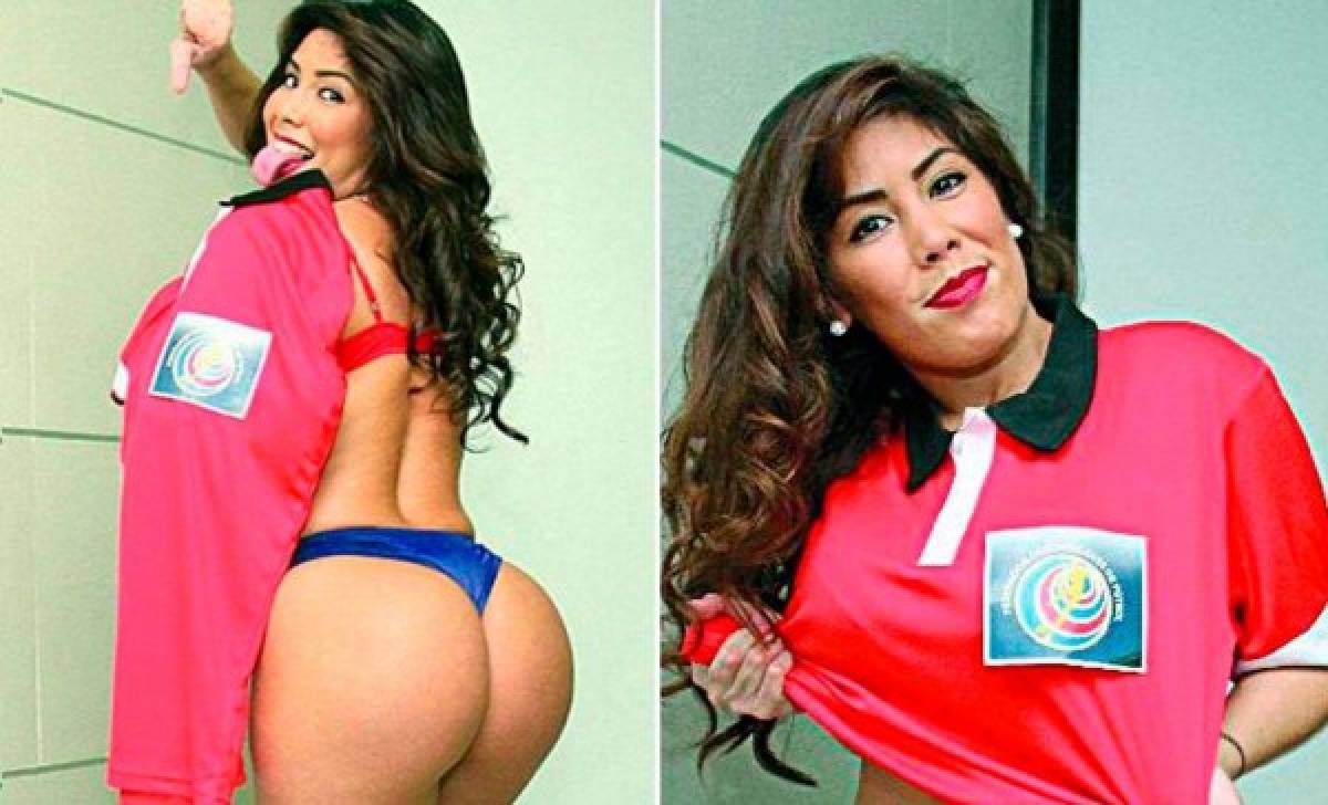 Modelo paraguaya se atribuye la lesión de Navas y se burla de los ticos