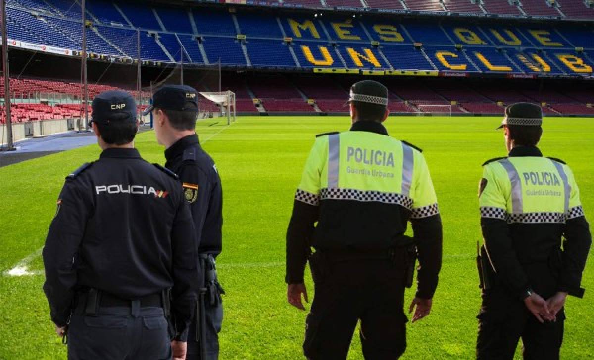 La seguridad para el partido Barcelona vs Roma se triplica