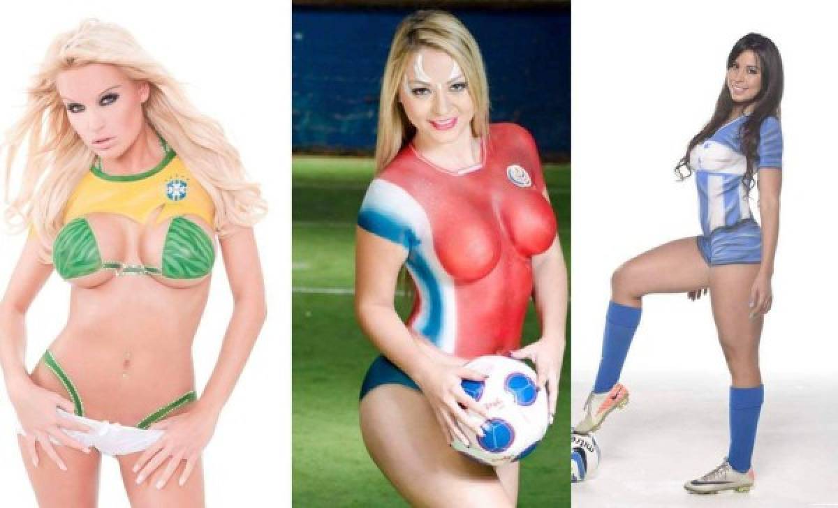 Centroamericanas destacan en los mejores Body Paint del fútbol