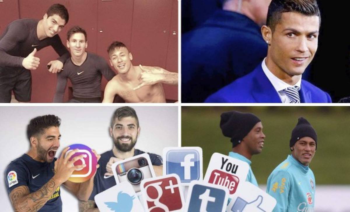 Los futbolistas más influyentes y seguidos en redes sociales