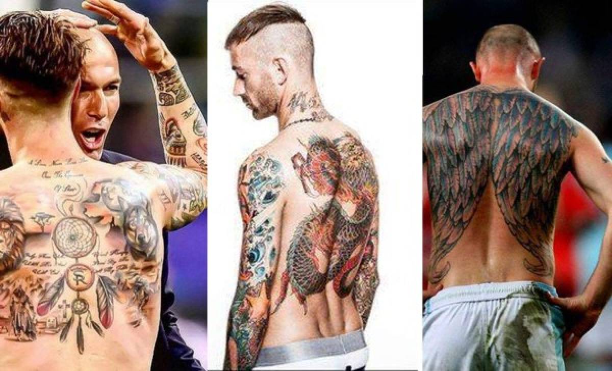 Futbolistas fanáticos de los tatuajes y los más increíbles que se han hecho