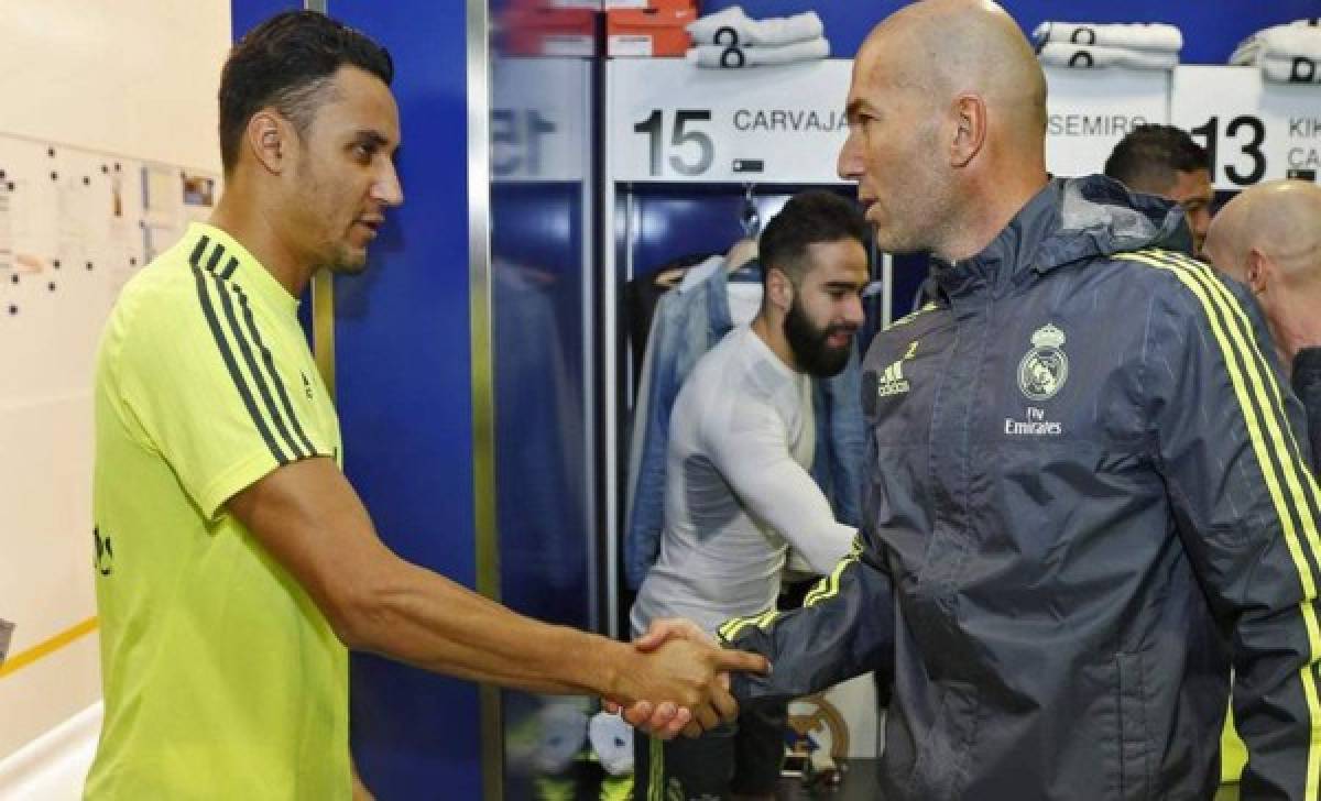 Keylor Navas: 'Zidane nos entiende bastante, tiene clara su filosofía'