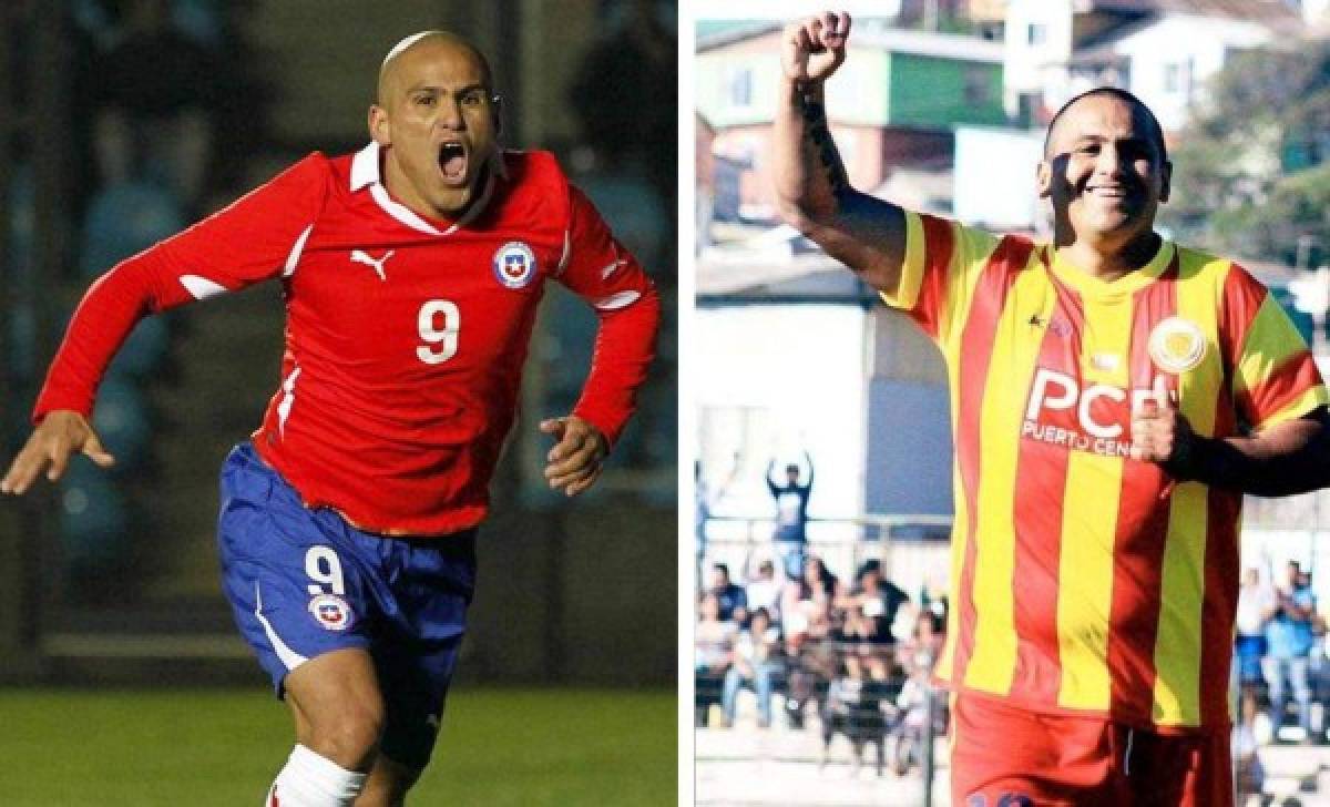 'Chupete' Suazo reaparece jugando en equipo amateur y con muchas libras de más