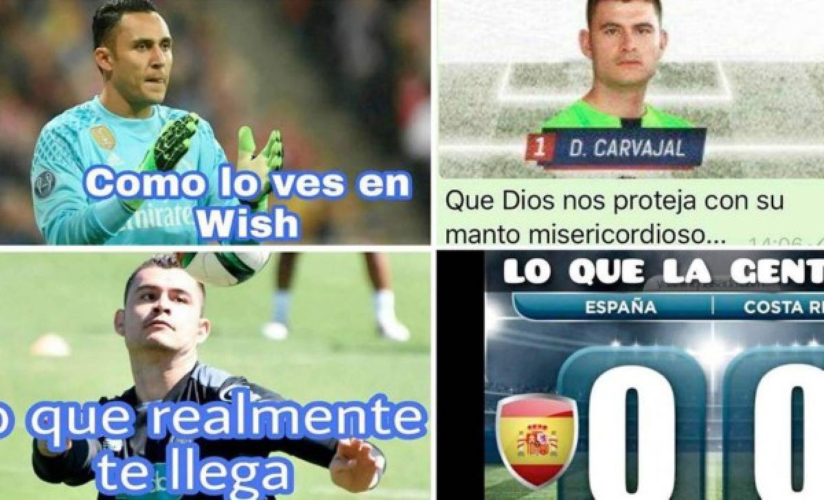 ¡No perdonaron a Costa Rica! Los graciosos memes luego de la goleada de España