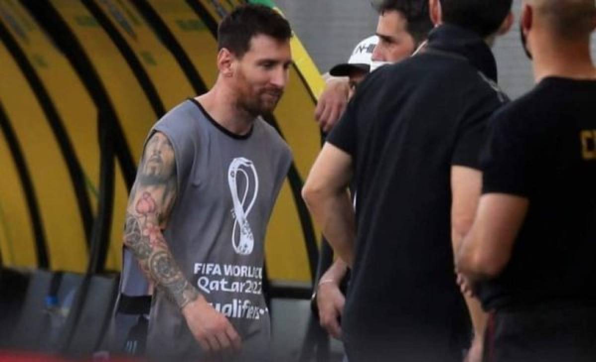 Revelaron por qué Messi salió con un chaleco de fotógrafo durante el escándalo de Brasil-Argentina