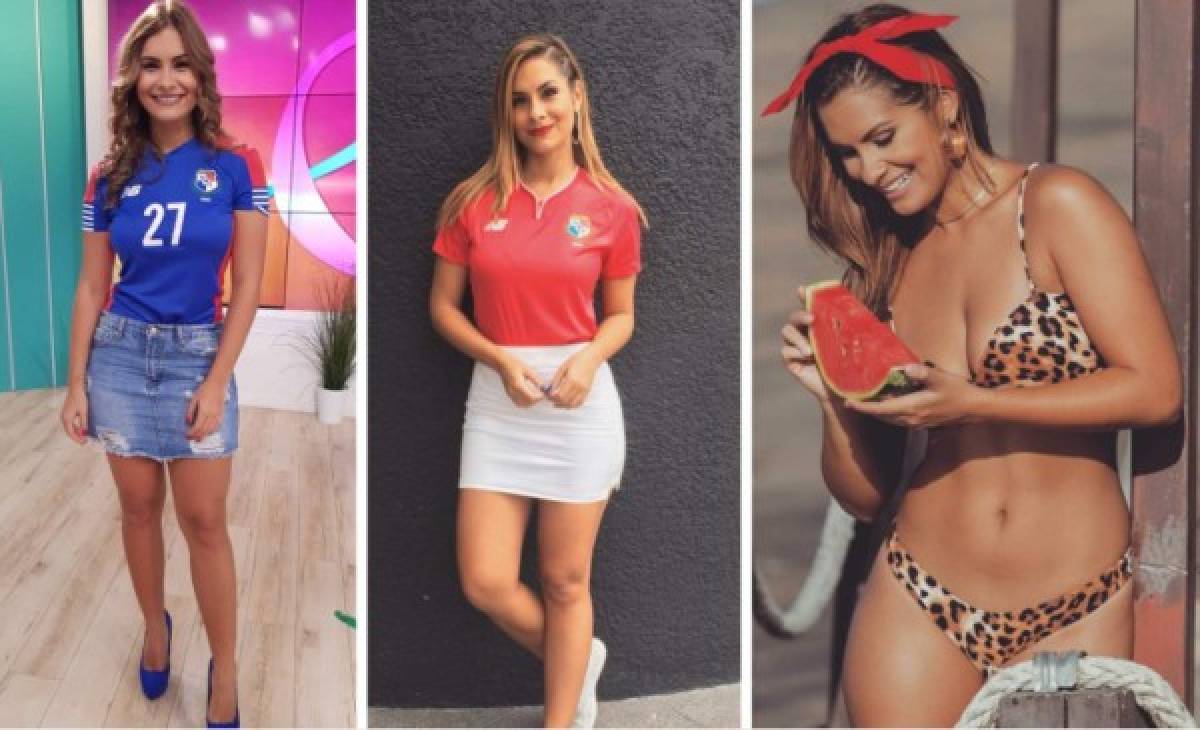 ¡Hermosa canalera!Jennifer Gleichman apoya con todo a Panamá en su primer mundial