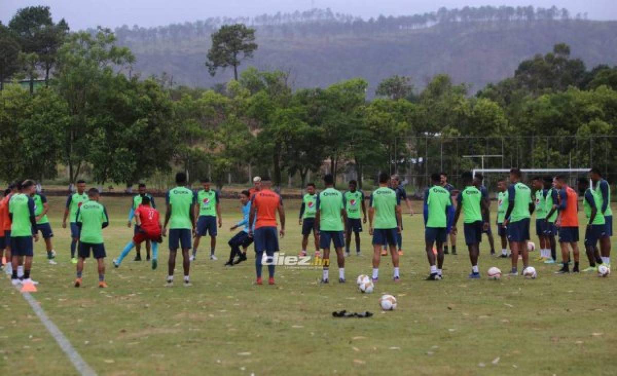 ¡En fotos! Presencia de Emilio Izaguirre y mucha concentración en el entreno de Motagua