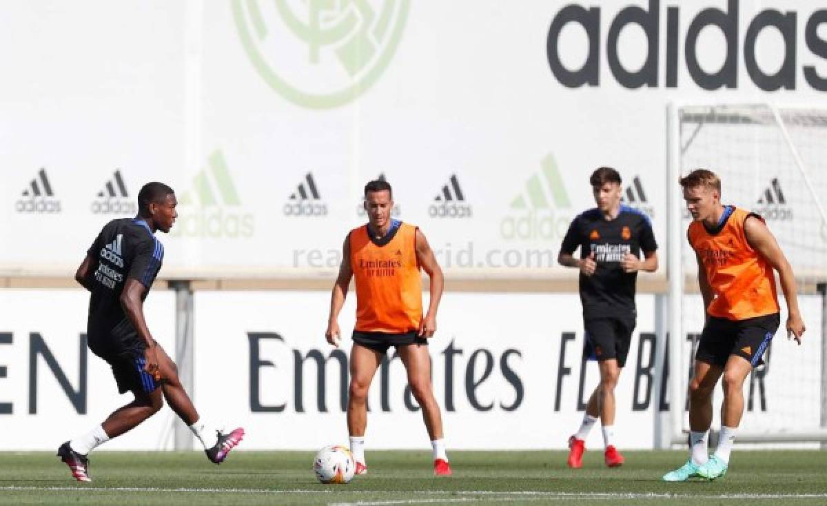 Así fue el primer entrenamiento de Alaba en el Real Madrid: Su mejor amigo y risas con Ancelotti