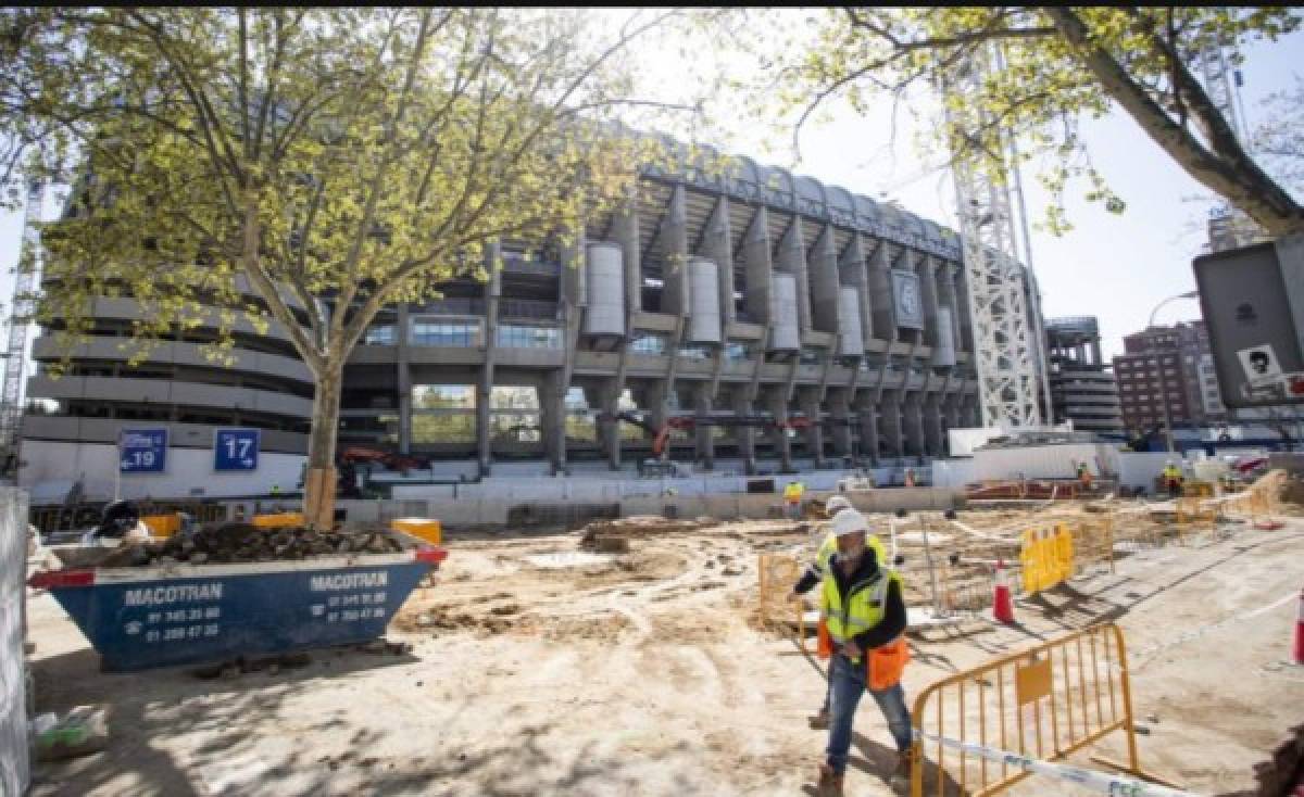 Pese a las obras de remodelación, Real Madrid cede el Bernabéu para combatir el coronavirus