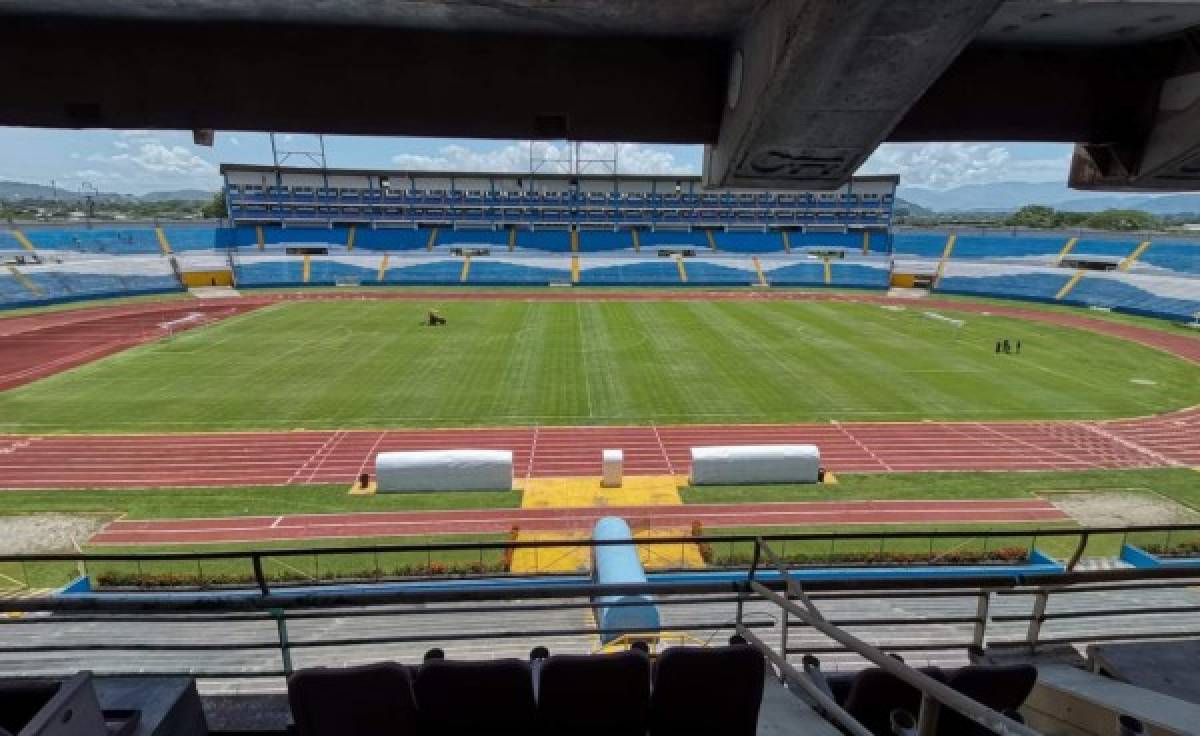 ¡Como mesa de billar! El Olímpico tiene una nueva cara para recibir a la Selección de Honduras frente a EUA