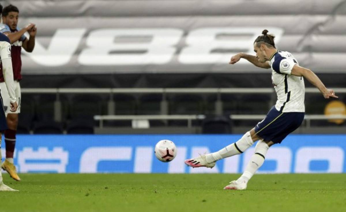 Super salto a lo CR7 y la charla con Mourinho: Así fue el 'amargo' debut de Bale con el Tottenham  