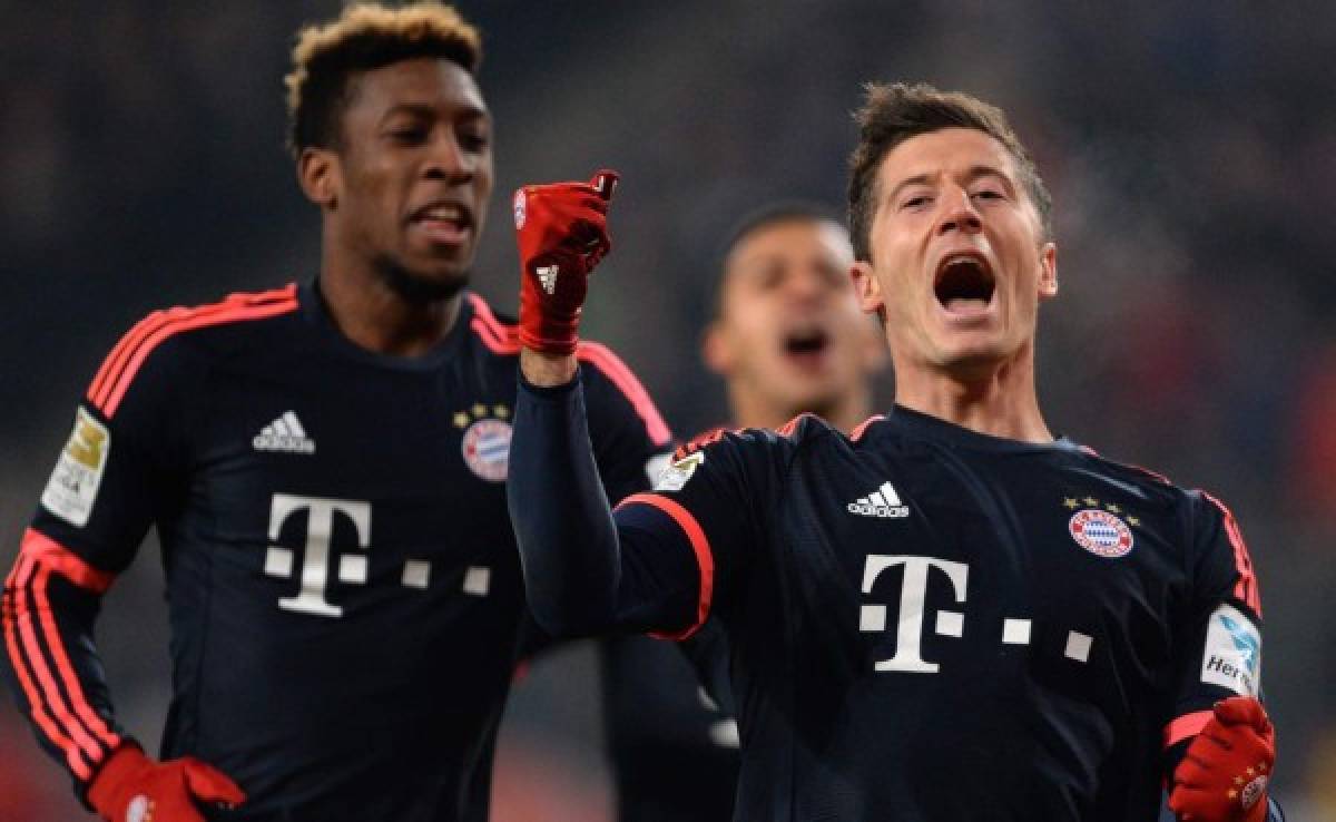 Lewandowski da el triunfo al Bayern Múnich ante el Hamburgo