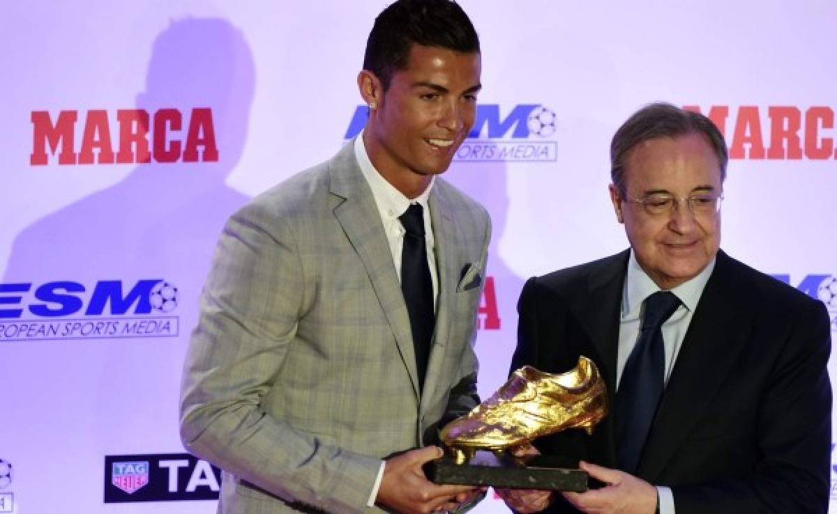 Cristiano Ronaldo recibe su cuarta Bota de Oro por sus goles