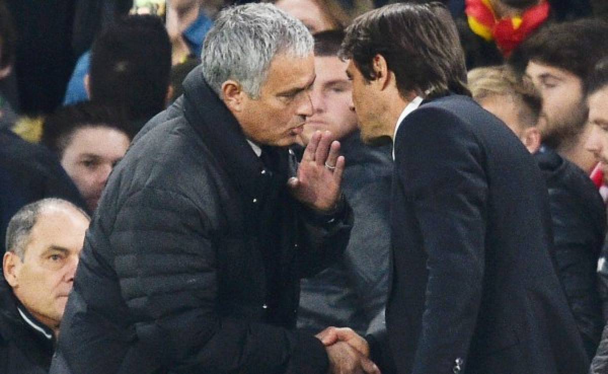El gesto que provocó la furiosa reacción de Mourinho contra Antonio Conte