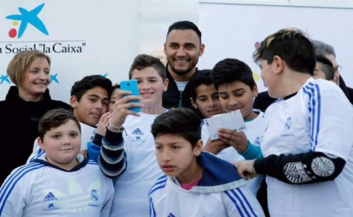 VÍDEO: Keylor Navas se convierte en la cara del Real Madrid en El Salvador